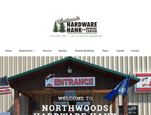 Tablet Screenshot of northwoodshardwarehank.com